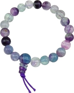 Bracelet Mâlâ tibétain - Fluorite
