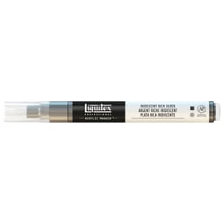 Paint Marker - Pointe fine - argent riche iridescent