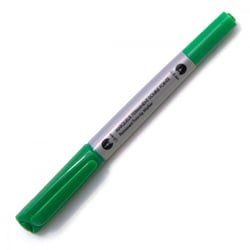 Marqueur permanent - Vert - Double-pointe - Cultura