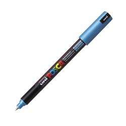 Marqueur Posca - Pointe calibrée extra-fine - Bleu métal - PC1MR