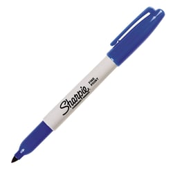 Marqueur permanent Sharpie - Bleu - Pointe fine
