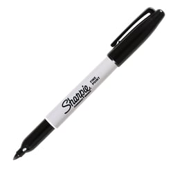 Marqueur permanent Sharpie - Noir - Pointe fine