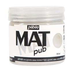 Acrylique Mat Pub Pébéo 140 ml - gris chaud 