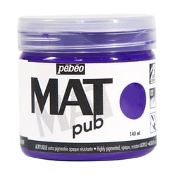 Acrylique Mat Pub Pébéo 140 ml - violet 