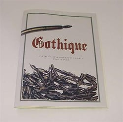 Méthode pédagogique - calligraphie gothique