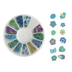 Mini canes Harmonie - Fimo - 12 modèles