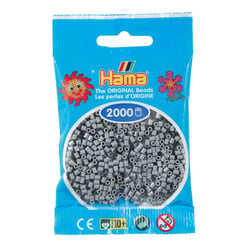Sachet de perles Hama - 2,5 mm - gris - 2000 perles