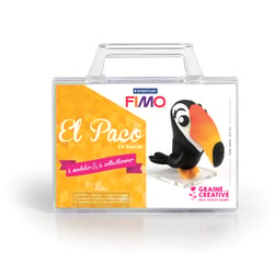 Valisette figurine Fimo - El paco le toucan