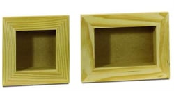 Mini vitrine à décorer rectangle.8 x 12cm