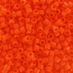 Perles Miyuki - Delica 11/0 - Orange opaque DB-722