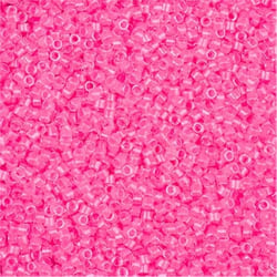 MIYUKI DELICA 11/0 LUMI ROSE D 1,6/ L 0,8 /7 gr, DB-2036