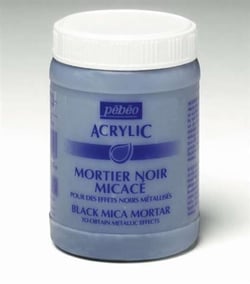 Mortier noir acrylique Pébéo Artist - 250 ml