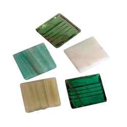Mélange de mosaïque Rayher - 500 g - 2 x 2 cm - Vert