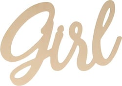 Mot en bois - Girl