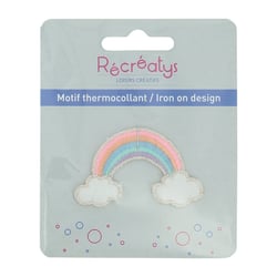 Ecusson thermocollant - Arc-en-ciel - Récréatys