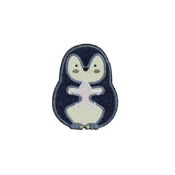 Motif thermocollant Bande de mignons pinguin étoile rose - Récréa