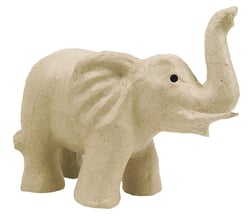 Moyen éléphant papier mâché