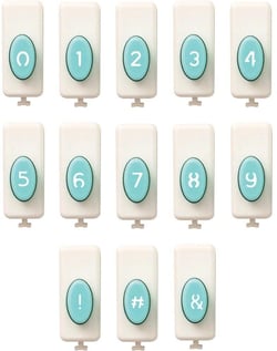 Lot de 13 perforatrices nombres pour Word Punch Board We R Memory