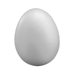 Oeuf polystyrène plein - 8 cm
