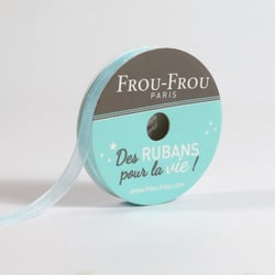 Bobinette Frou-Frou - 8 m x 6 mm - Organza - Celadon