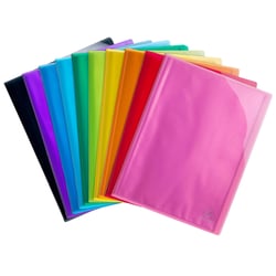 1 porte-vues A4 - Iderama - 40 vues - Polypro - Exacompta - Coloris assortis
