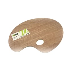 Palette bois ovale - 35 x 27 cm - Monali