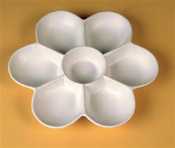 Palette plastique marguerite