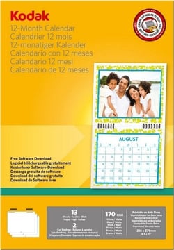 PAP. CALENDRIER 216X219 X13