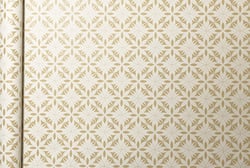 Clairefontaine Knalt - emballage cadeau - 35 cm x 5 m - blanc floral - papier kraft - 1 rouleau(x)