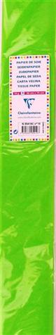 Lot de 8 feuilles de papier de soie vert pomme