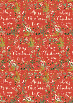 Papiers Cadeaux Happy Christmas - 1,5 x 0,7 m