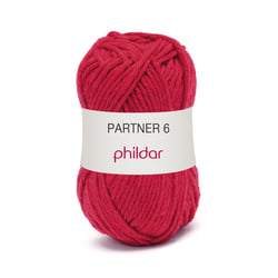 Partner 6 Rouge - Phildar - Pelote de fil à tricoter