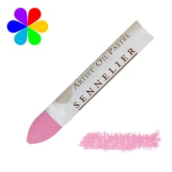 Pastel huile - Sennelier -  laque garance rose pâle N°77