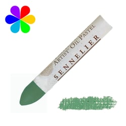 Pastel huile - Sennelier - vert de vessie claire n°88