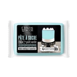 Pâte à sucre Patisdécor - Bleu ciel - 250 g