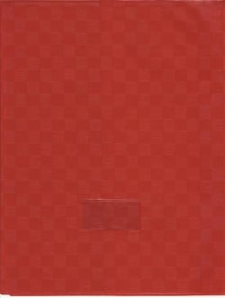 Protège-cahier - à rabats - 17x22 cm - opaque - rouge