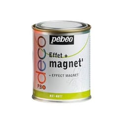 Peinture - Deco Effet + Magnet' - Gris Magnétique - 250 ml - Pébéo