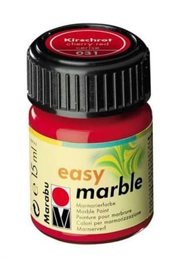 Peinture pour marbrure Marabu Easy Marble - Rose 033 - 15 ml