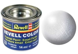 Pot de 14 ml de peinture pour maquette Email Color Revell - Aluminium Metal 32199