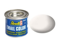 Pot de 14 ml de peinture pour maquette Email Color Revell - Blanc Mat 32105