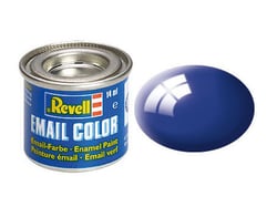 Pot de 14 ml de peinture pour maquette Email Color Revell - Bleu Mediterrannée Brillant 32151
