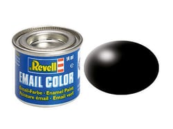 Pot de 14 ml de peinture pour maquette Email Color Revell - Noir Satiné 32302