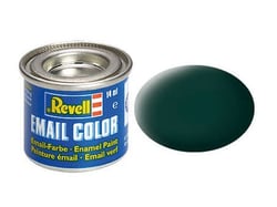 Pot de 14 ml de peinture pour maquette Email Color Revell - noir-vert mat 32140
