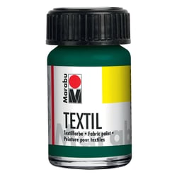 Peinture textile - 15ml - vert foncé