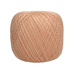 Pelote de fil à crocheter 100% coton - Distrifil - Déco 8 - Beige