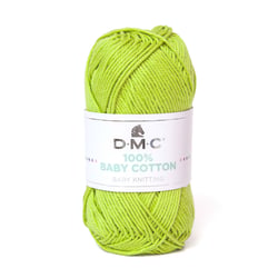 Pelote de fil à tricoter 100% coton - DMC - Baby cotton - Curry 752