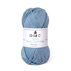 Pelote de fil à tricoter 100% coton - DMC - Baby cotton - Vert eau 767