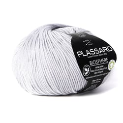 Fil à tricoter Plassard - Biosphere - Gris 10