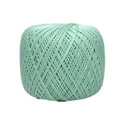 Pelote de fil à crocheter 100% coton - Distrifil - Cablé n°5 - Vert clair 62