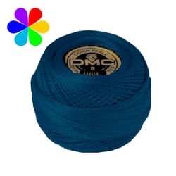 Fil à broder DMC - Coton perlé n°8 - Bleu polaire foncé 311